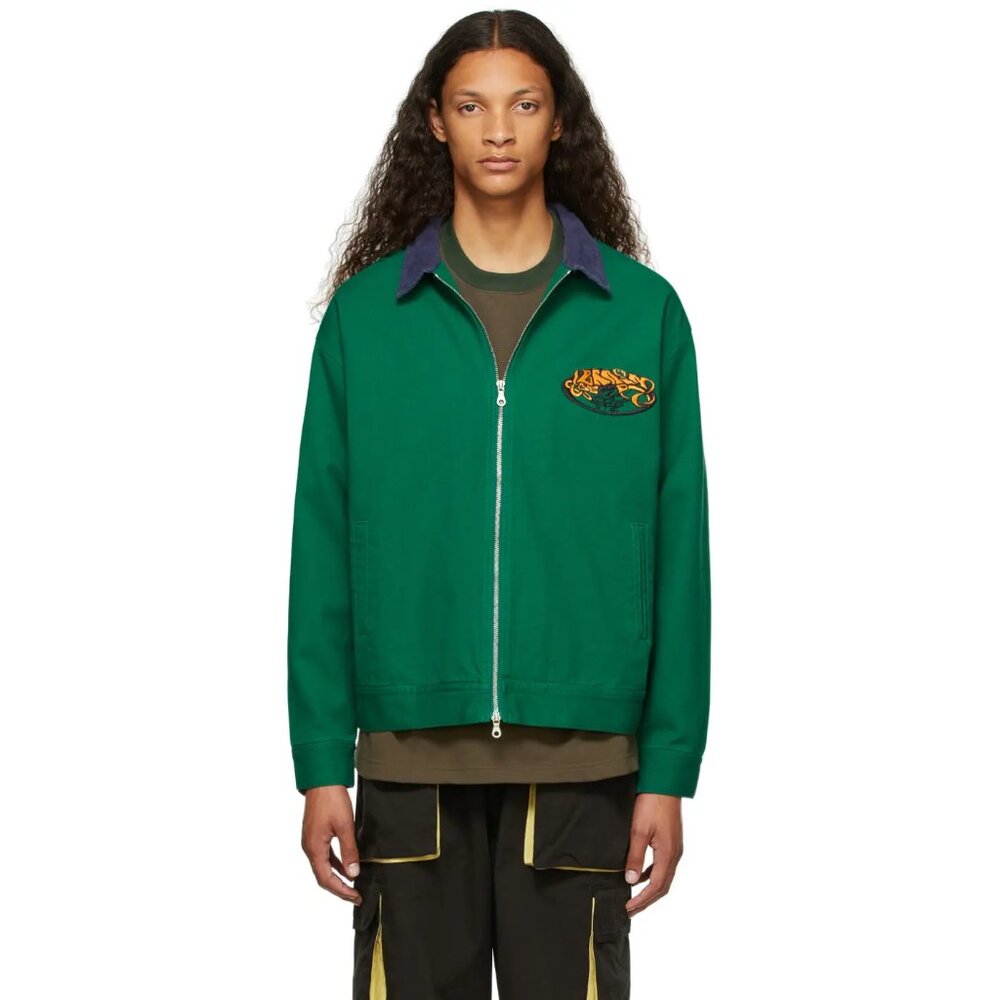 NWT Brain Dead x Them Team Jacket, Green, Size: Medium